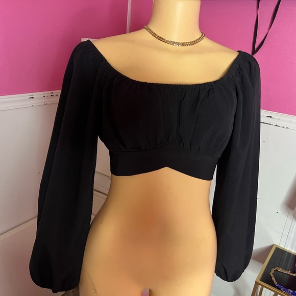 Tops - pretty open back blouse